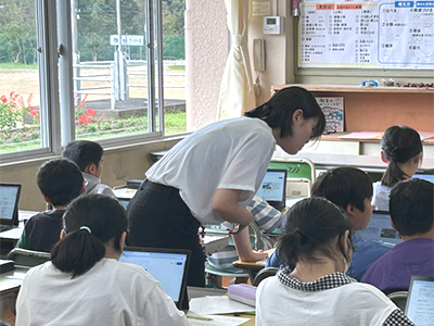山江村での実習の様子01