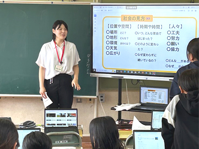 山江村での実習の様子02