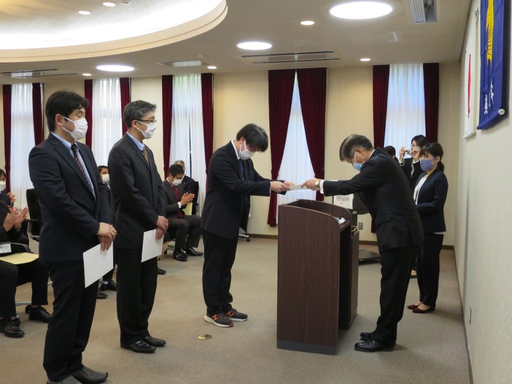 表彰の様子
