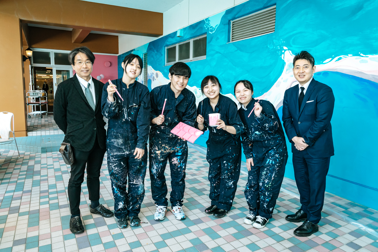 美術科の実習風景